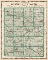 Winneshiek County, Iowa State Atlas 1904